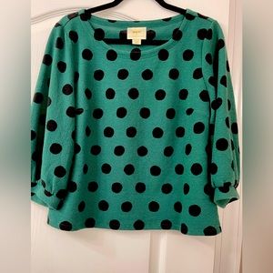 NWOT Anthropologie Maeve Dot Top